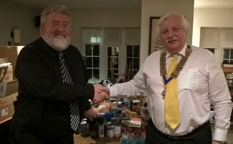 Neal Mellon; Isle of Man Foodbank receives donation