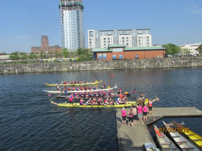 Rotary Dragon Boat in Action