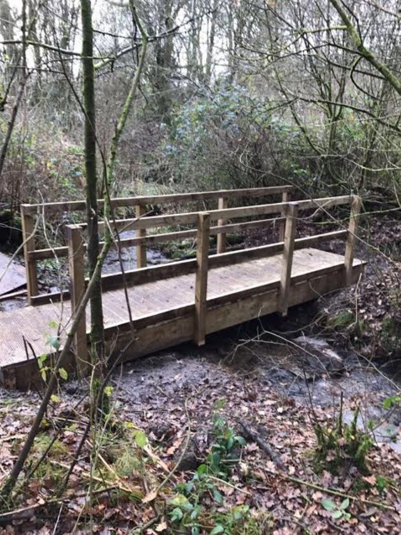 New Bridge at Giants Seat on the Bolton Rotary Way