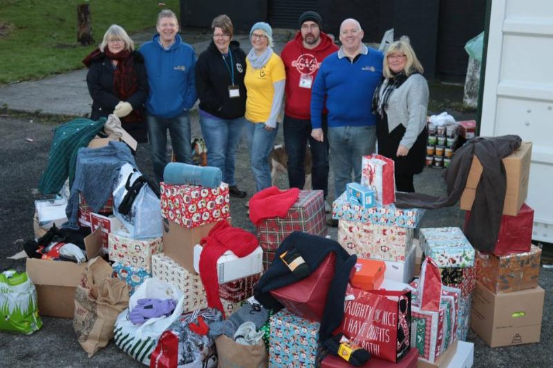 Reverse Advent Calendar Delivery by Worsley Rotary and Worsley Bridgewater Satellite Rotary