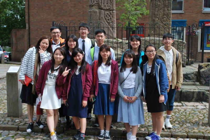 The photo is of the students taken by the Saxon Crosses. 2nd photo at the barbecue is on Rotaryonline.