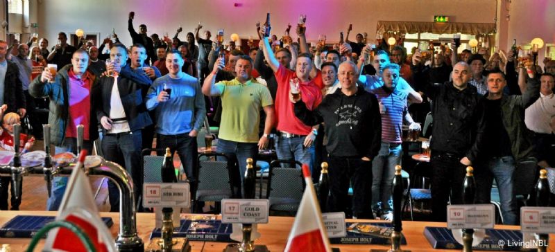 Middlesborough Football Fan at Horwich Rotary Beer Festival