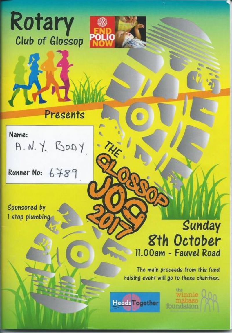 Glossop Jog Poster