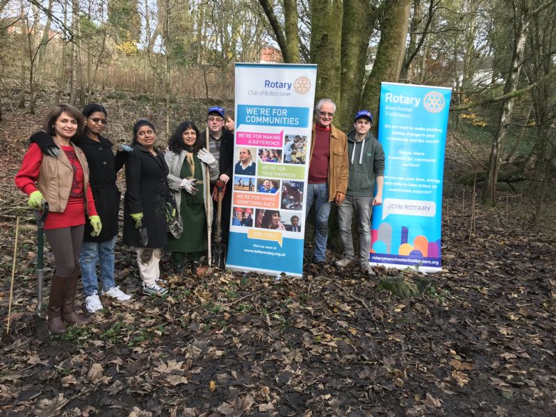 Bolton Lever and Manchester Trailblazer Tree Planting Party