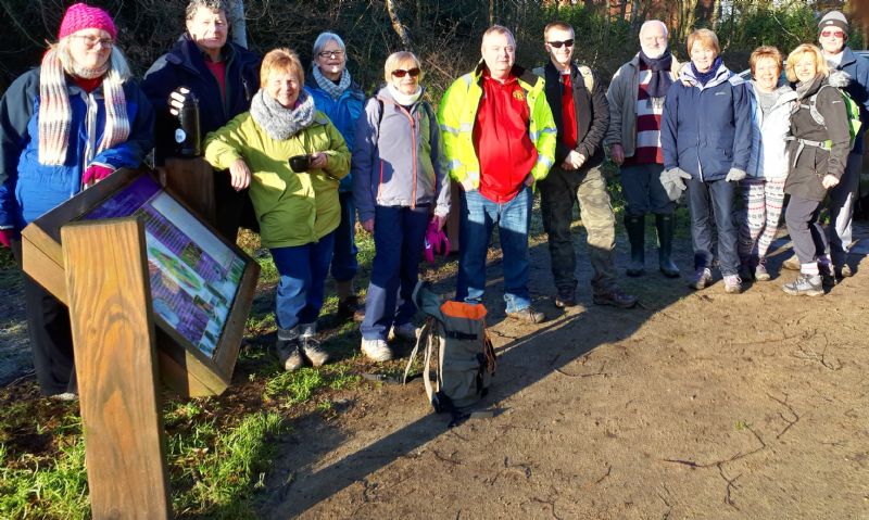 Members of Lamplighter on their annual New Year Walk